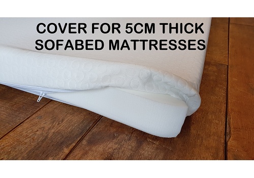 Replacement cover for 5cm thick sofabed mattresses - Choice of widths 1